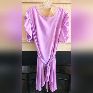 Lavender New York & Company asymmetrical shirt, size XXL